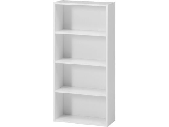 不二貿易 BDラック BOOK & DVD ホワイト HP9418WH