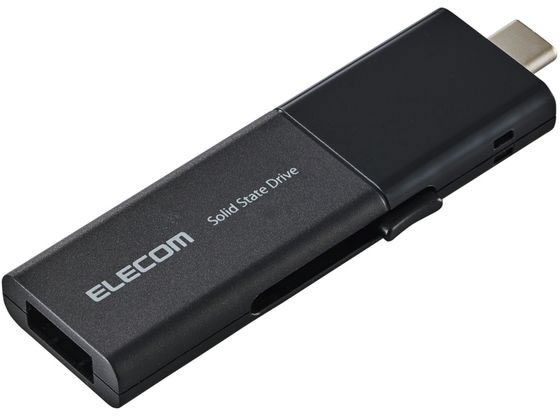 エレコム 外付SSD 1TB Type-C & A ブラック ESD-EWB1000GBKR エレコム 外付SSD 1TB Type-C & A ブラック ESD-EWB1000GBKR