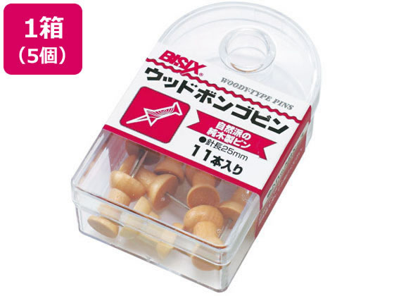 ミツヤ ウッドボンゴピン 11本×5 BX1-3-WD