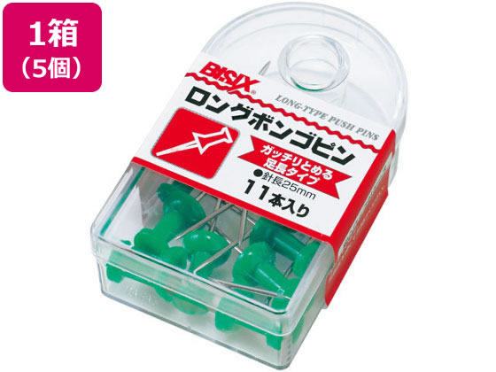 ミツヤ ロングボンゴピン 緑 11本×5 BX1-4-GR