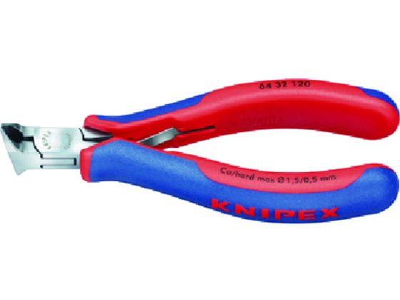 KNIPEX 6432-120 エレクトロニクスエンドカッティングニッパー 6432-120 KNIPEX 6432-120 エレクトロニクスエンドカッティングニッパー 6432-120
