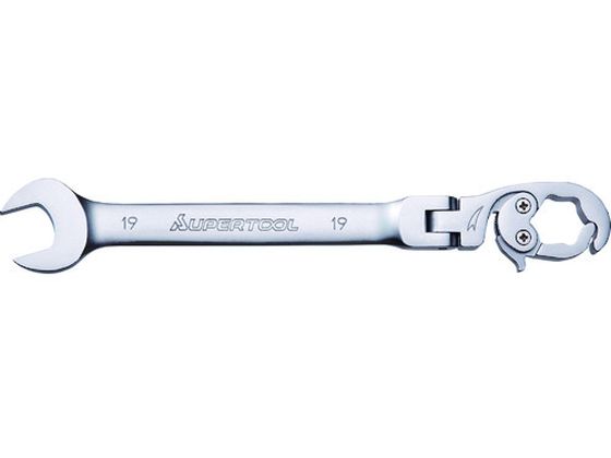 スーパー オープンラチェットレンチ(フレックスタイプ)L:186mm 呼び:14 RCW14F スーパー オープンラチェットレンチ(フレックスタイプ)L:186mm 呼び:14 RCW14F