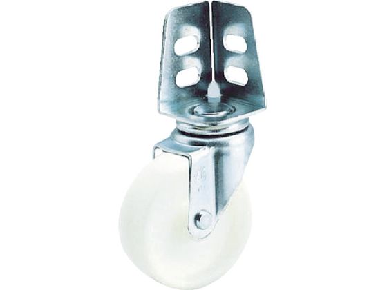 TRUSCO アングル式ナイロンキャスター 自在 Φ100 TYSA-100N
