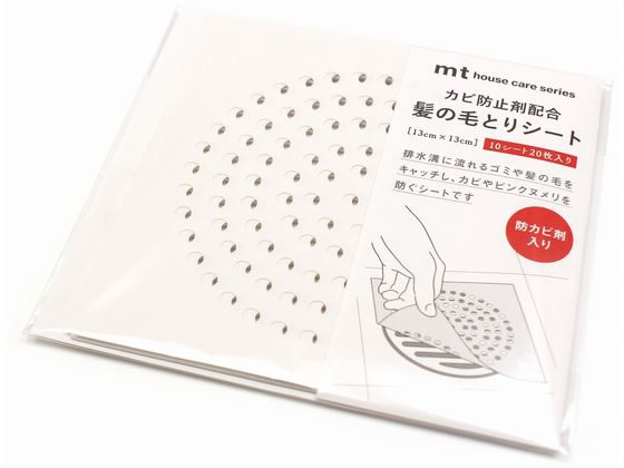 カモ井 カビ防止剤配合 髪の毛とりシート 10シート MTHOU008