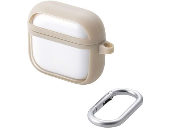 エレコム AirPods 4 耐衝撃ケース カフェオレ AVA-AP06TSLFCBE エレコム AirPods 4 耐衝撃ケース カフェオレ AVA-AP06TSLFCBE