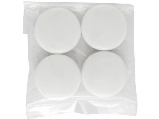 ミツヤ カラーマグネット 30mm 白 4個入×100 CM30-4P-WH