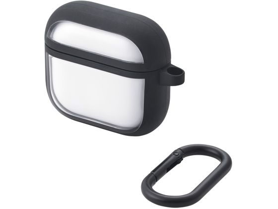 エレコム AirPods 4 耐衝撃ケース ブラック AVA-AP06TSLFCBK エレコム AirPods 4 耐衝撃ケース ブラック AVA-AP06TSLFCBK
