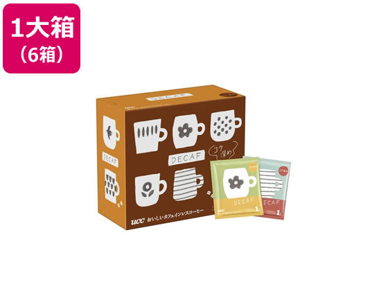 UCC おいしいカフェインレスコーヒー ワンドリップコーヒー コク深め 50P *6 UCC おいしいカフェインレスコーヒー ワンドリップコーヒー コク深め 50P *6