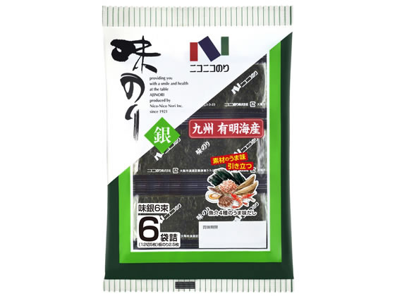 ニコニコのり 味のり銀 6束 ニコニコのり 味のり銀 6束