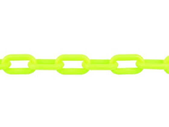 TRUSCO プラチェーン 蛍光イエロー 6MM×2M TPCB6-2LY