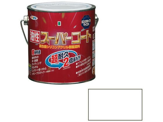 アサヒペン 油性スーパーコート 0.7L ツヤ消し白