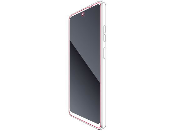 エレコム motorola moto g24 ガラスフィルム 高透明 PM-R241FLGG