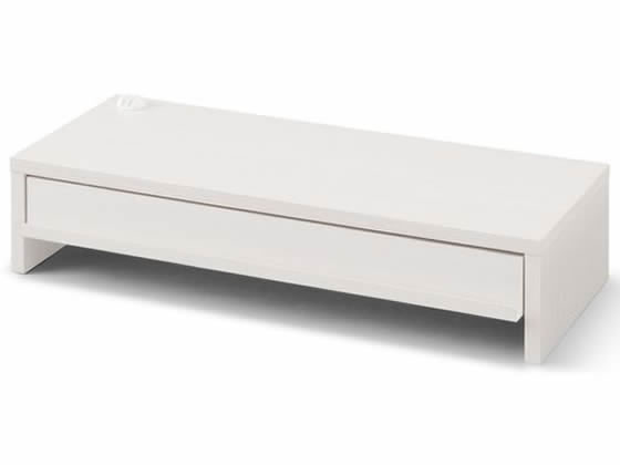 アイリスオーヤマ モニター台 引出し付 W590 オフホワイト MNS-590H-OW アイリスオーヤマ モニター台 引出し付 W590 オフホワイト MNS-590H-OW
