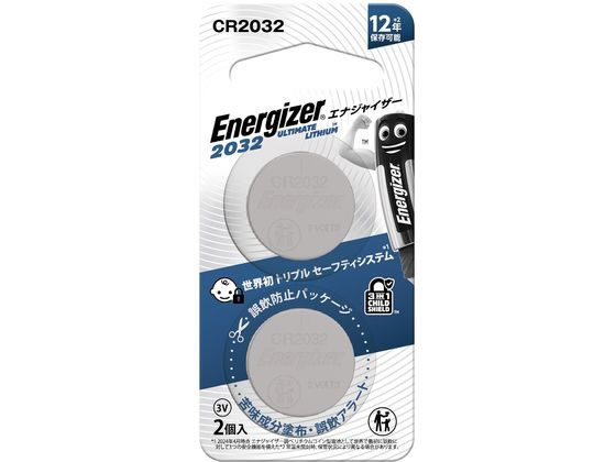 エナジャイザー リチウムコイン電池CR2032 2個パック CR2032J2P エナジャイザー リチウムコイン電池CR2032 2個パック CR2032J2P