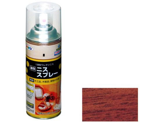アサヒペン ニススプレー 420ml マホガニー