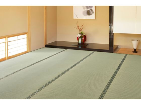 萩原 敷詰 国産 い草カーペット 天草 上敷 本間 4.5帖 萩原 敷詰 国産 い草カーペット 天草 上敷 本間 4.5帖