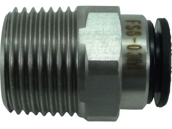 チヨダ ファイブSUSメイルコネクタ 8mm・R3/8 FS8-03M チヨダ ファイブSUSメイルコネクタ 8mm・R3/8 FS8-03M