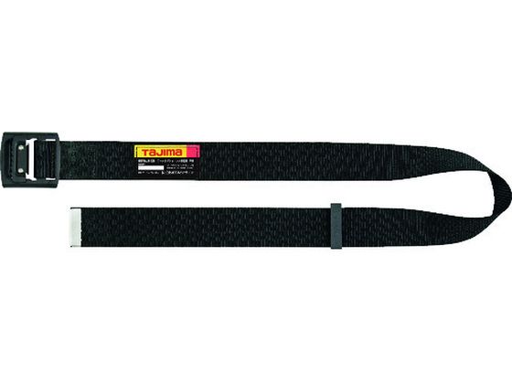 タジマ 胴ベルト アルミワンフィンガー黒バックル Mサイズ BABM125-BK