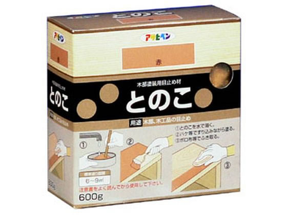 アサヒペン とのこ 600G 赤
