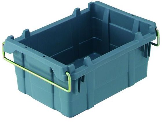 TRUSCO ネスティングコンテナ 17.9L グレー TK-25-GY