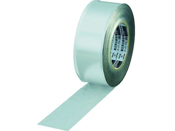 TRUSCO スーパーアルミ箔粘着テープ ツヤなし 幅25mm×長さ50m