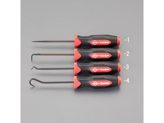 エスコ ピックツール 90°フック 160mm EA566DL-2