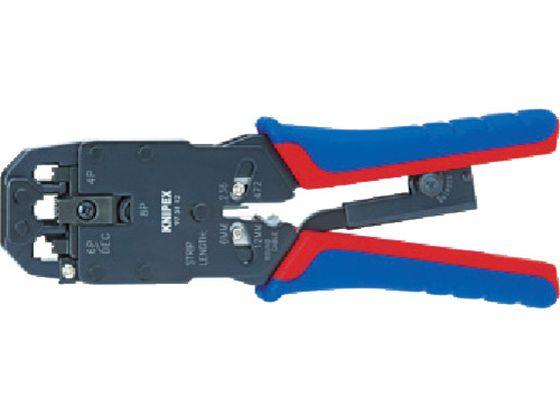 KNIPEX プラグ用圧着ペンチ 200mm 9751-12 KNIPEX プラグ用圧着ペンチ 200mm 9751-12