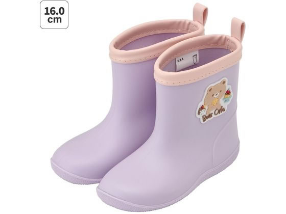 スケーター ワッペン付レインブーツ 16cm BearCafe RIBTW16