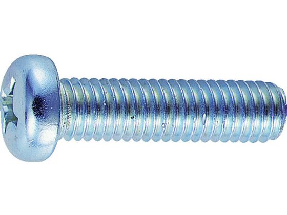TRUSCO ナベ頭小ネジ ユニクロ 全ネジ M3X3 310本入 B01-0303 TRUSCO ナベ頭小ネジ ユニクロ 全ネジ M3X3 310本入 B01-0303