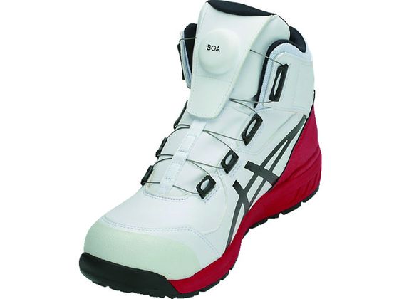 アシックス ウィンジョブCP304 BOA ホワイト×ブラック 26.5cm 1487524