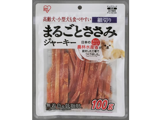 アイリスオーヤマ まるごとささみジャーキー細切り100g P-IJ-HS100