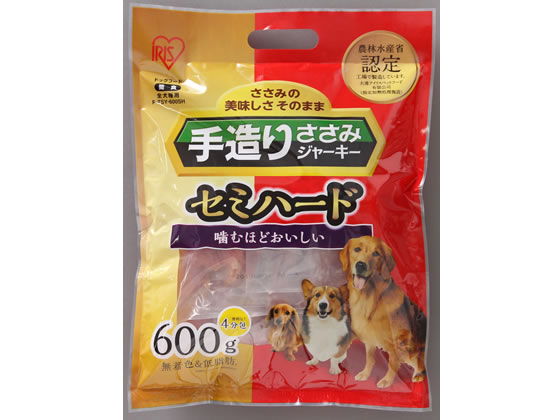 アイリスオーヤマ 手造りささみジャーキーセミハード600g P-TSY-600SH
