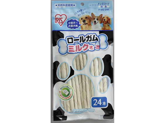 アイリスオーヤマ ロールガムミルク味 24本入 P-MG-24R