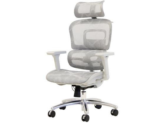Netforce ダイナミクスProチェア ヘッドレスト付 グレー DP-1H-FW-GY Netforce ダイナミクスProチェア ヘッドレスト付 グレー DP-1H-FW-GY