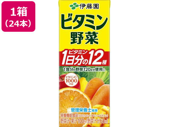 伊藤園 ビタミン野菜 200ml×24本 伊藤園 ビタミン野菜 200ml×24本
