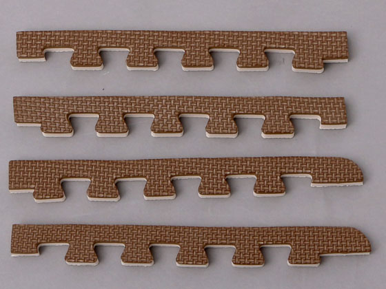 リバーシブルジョイントマット  16枚組 モカブラウン/ベージュ リバーシブルジョイントマット 18～20mm｜ジョイントマット