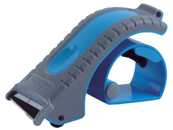 TRUSCO 樹脂製エルゴテープカッター スカイブルー色 TETC-B