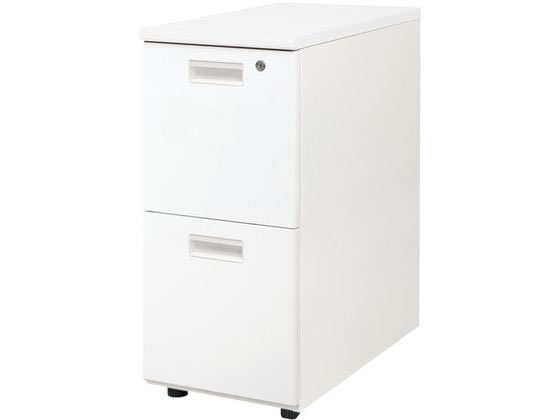 Netforce ナッツ 脇机 2段 ホワイト×ホワイト LD-WD2S-WH-WH Netforce ナッツ 脇机 2段 ホワイト×ホワイト LD-WD2S-WH-WH