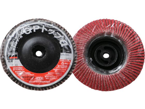 TRUSCO GPトップα ねじ込み式 セラミック 100Φ 40#(10枚入) GP100ALC-40 TRUSCO GPトップα ねじ込み式 セラミック 100Φ 40#(10枚入) GP100ALC-40