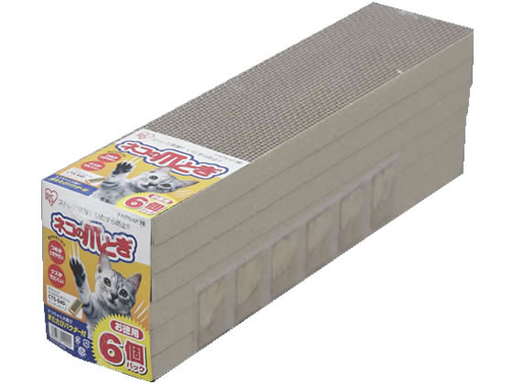 アイリスオーヤマ ネコの爪とぎ 6P P-NTN-6P