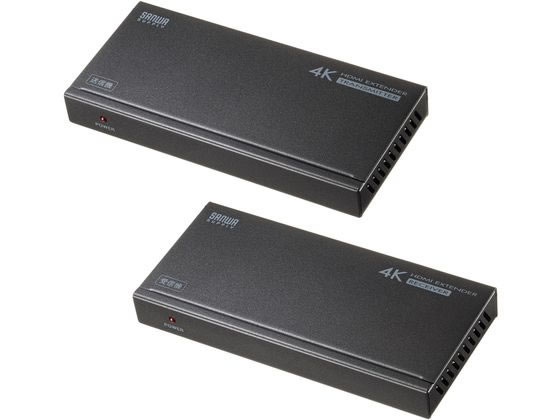 サンワサプライ HDMIエクステンダー 4K対応 120m延長 VGA-EXHDPOC サンワサプライ HDMIエクステンダー 4K対応 120m延長 VGA-EXHDPOC