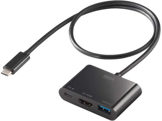 サンワサプライ USBType C-HDMI変換アダプタ AD-ALCPHDPD02 サンワサプライ USBType C-HDMI変換アダプタ AD-ALCPHDPD02