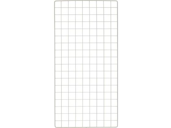 TRUSCO 棚ディスプレイネット 金具付 450×900ネオグレー ネオグレー