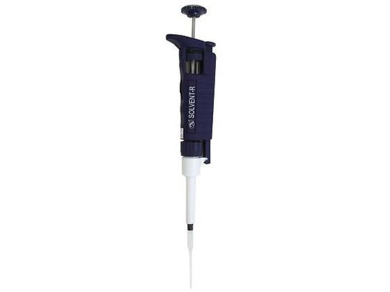 ムロオカ産業 MS(R) ガラスチップ専用ピペット SOLVENT-R 10〜200uL SOLVENT-R-200 4-1494-01