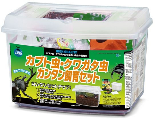 マルカン カブト虫・クワガタ虫 カンタン飼育セット KS-13