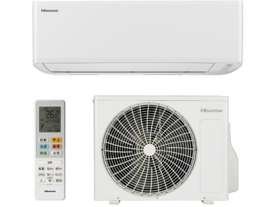 超美品 2023年製 ハイセンス HA-S22FE3-Wエアコン６畳用 ハイセンス 【標準工事付】 6畳向け 冷暖房エアコン e angle