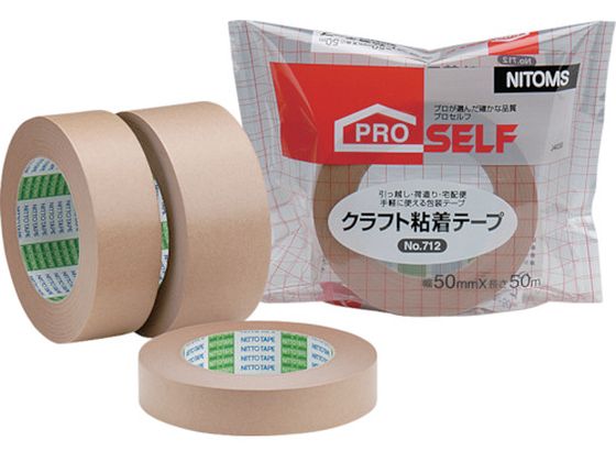 ●型番：J4020●色：ダンボール ●幅（mm）：38 ●長さ（m）：50 ●厚さ（mm）：0．15●粘着力：3．08N／10mm ●引張強度：62N／10mm ●手で切断可能●基材：クラフト紙 ●粘