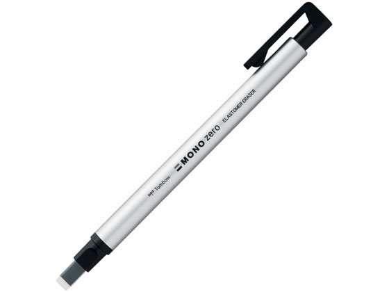 トンボ鉛筆 ホルダー消しゴム モノゼロ 角型 シルバー EH-KUS04 トンボ鉛筆 ホルダー消しゴム モノゼロ 角型 シルバー EH-KUS04