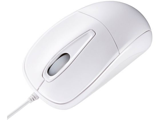 サンワサプライ 静音有線光学式マウス ホワイト MA-122HW サンワサプライ 静音有線光学式マウス ホワイト MA-122HW
