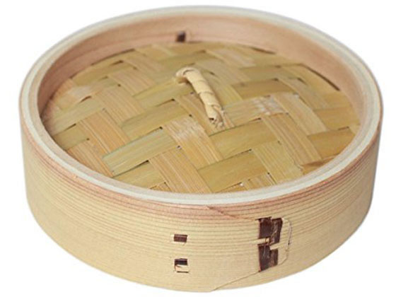 萬洋 竹の精 中華セイロ 直径15cm 蓋 19003A